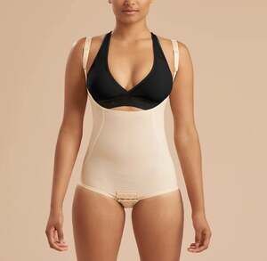 Marena Recovery Girdle SFBHA2 *2XS BEIGE* High Back Bikini Length STEP 2